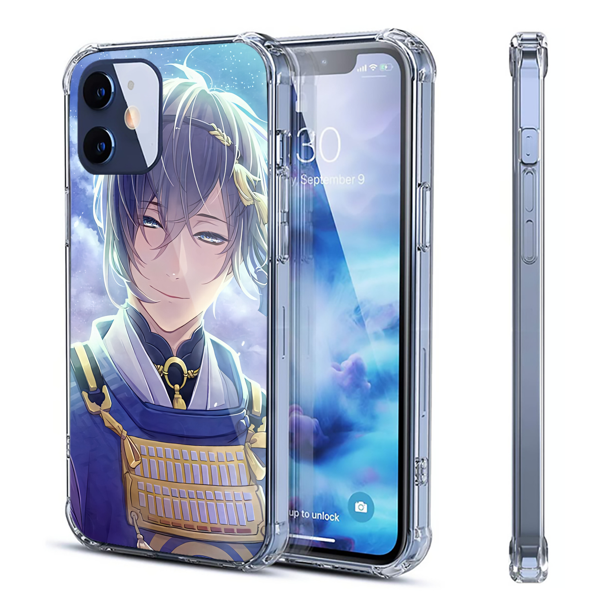 （画像用） 刀剣乱舞 Touken Ranbu 【iPhone 12シリーズ対応】透明スマホケース（クリアソフトケース）